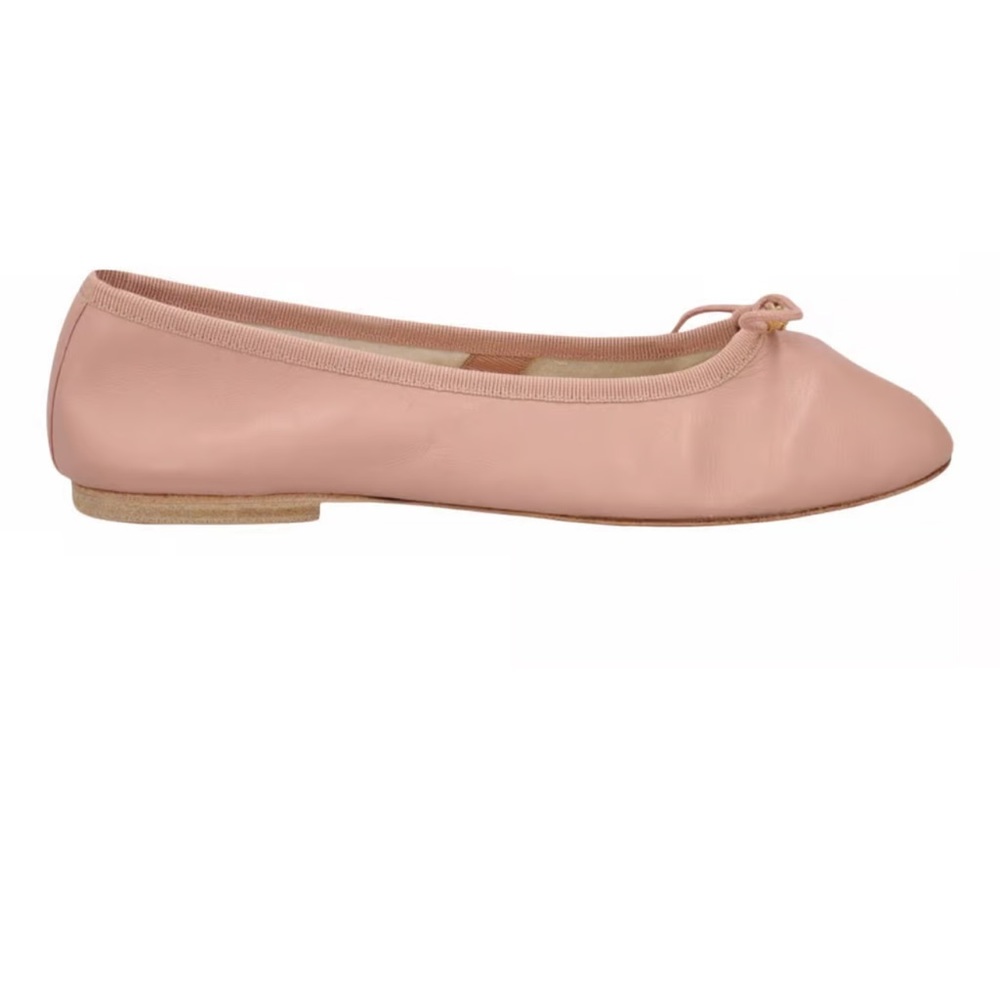 CELINE - Les Ballerines Ballet Flats with Laces Vintage Pink Leather Size 41